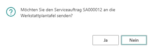 Confirmation popUp
