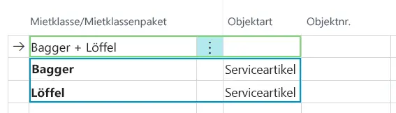 Fertige Mietvertragszeilen