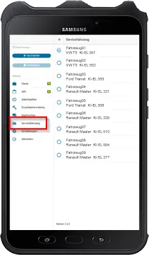 Servicefahrzeug
