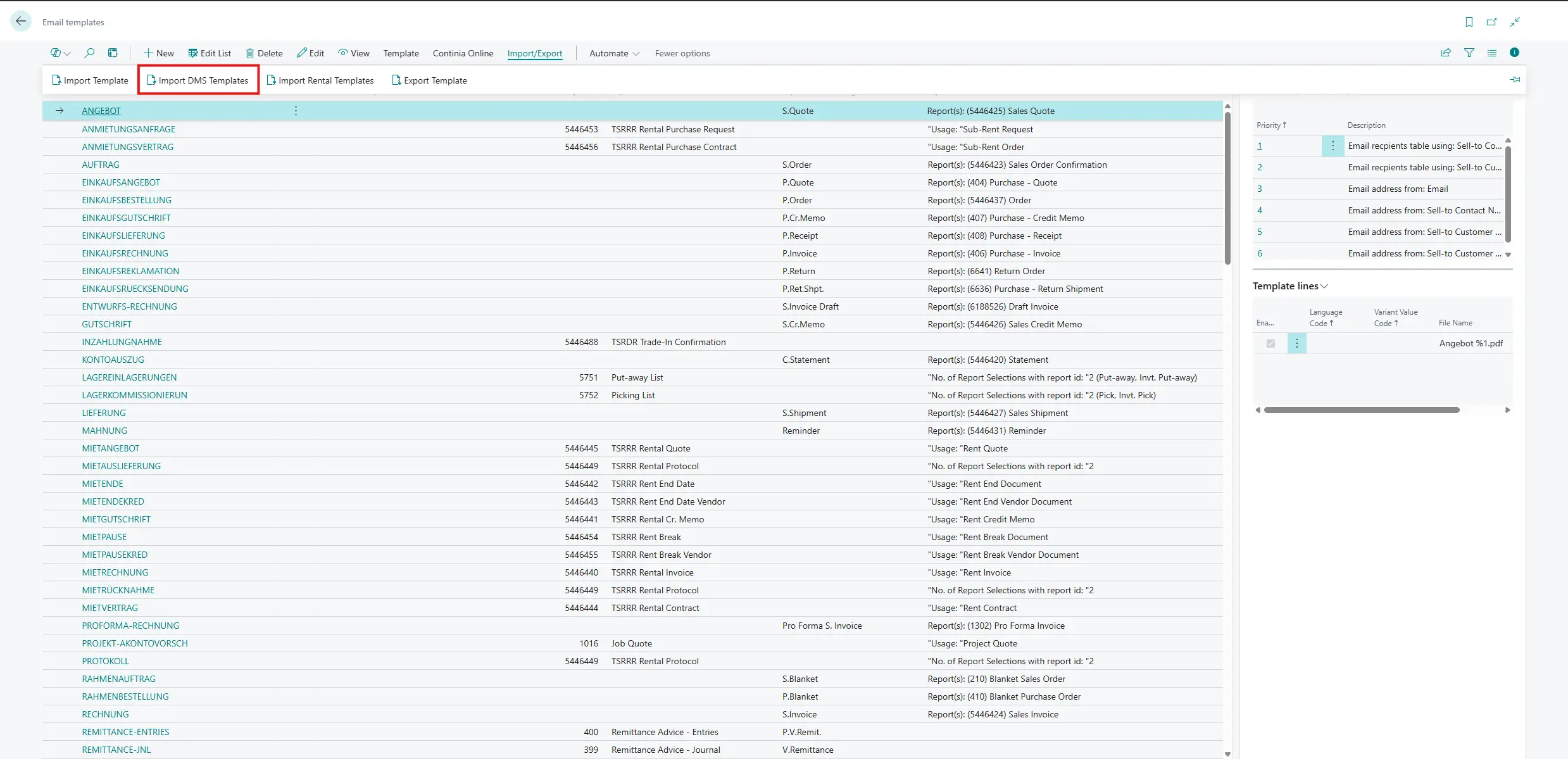 Email Templates