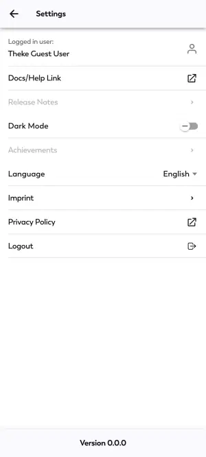 Setting Page
